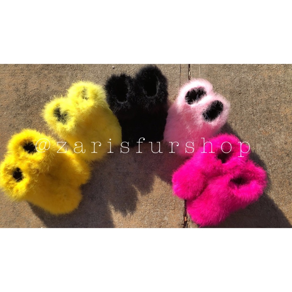 Winter fur boots